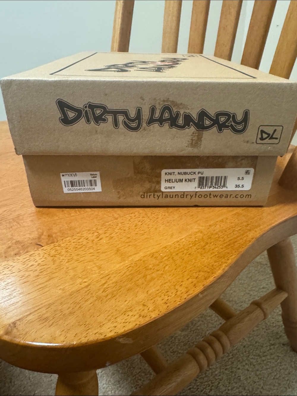 Shoe Box Label